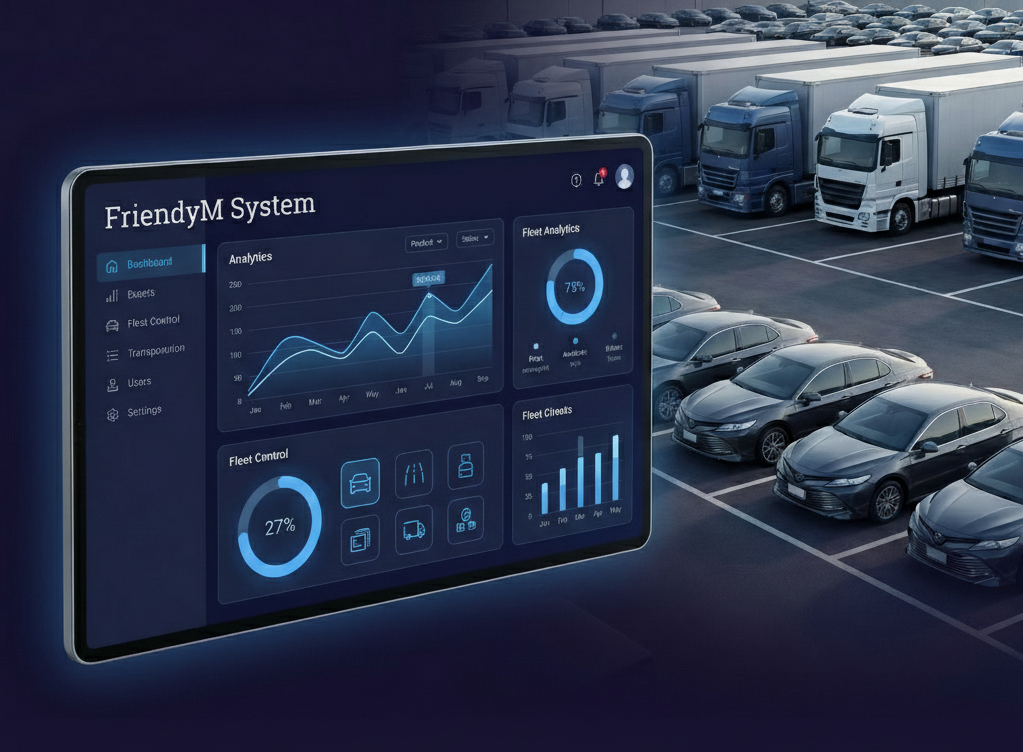 FriendyM fleet cost analytics dashboard